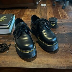 Dr. (Doc) Martens 1461 Smooth Leather Platform Shoes